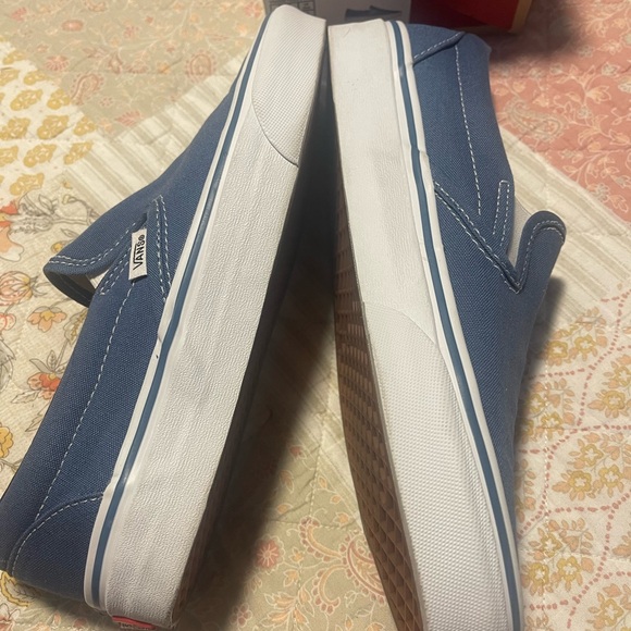 Vans Blue Slip-On Sneakers - Picture 3 of 4